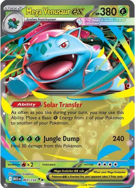 Mega Venusaur ex - ME01: Mega Evolution (MEG) 003/132 / Double Rare
